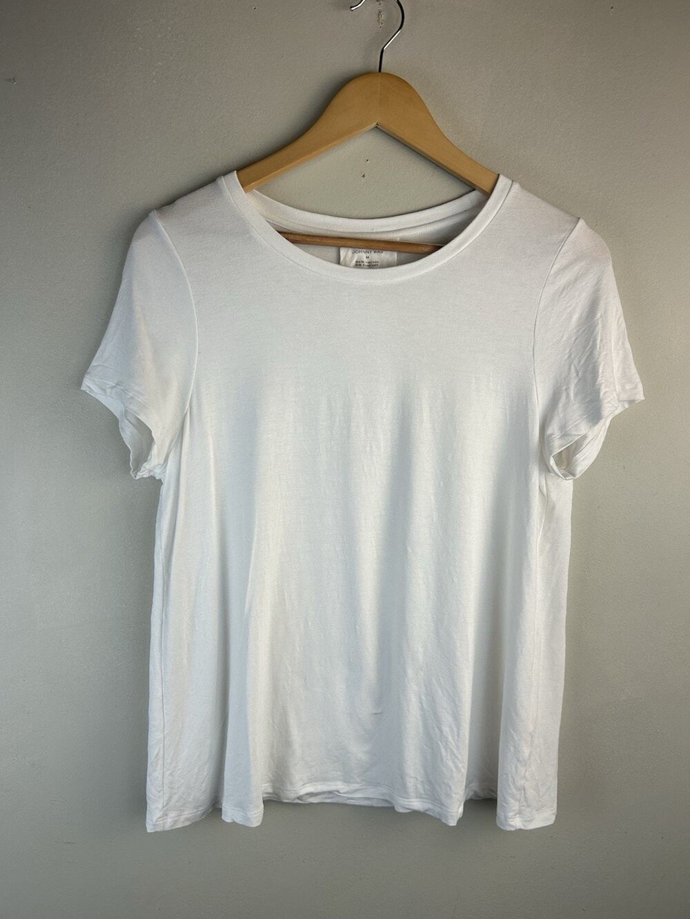 Johnny Was Superwashed Soft Touch Top Size M Tee Shirt Basic Essentials Pleated